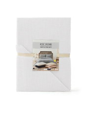 L'essentiel linge de maison Juego de cama de piqué Waffle - Blanco